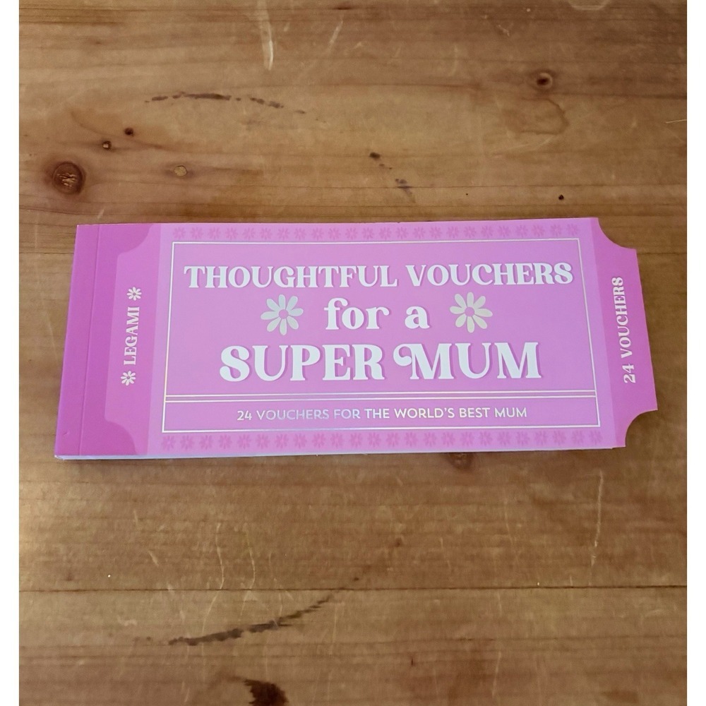 Legami Thoughtful Vouchers For Super Mum Mothers Day Gift Idea